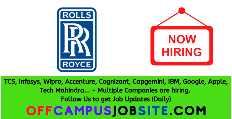 RollsRoyce Careers  Recruitment 2023